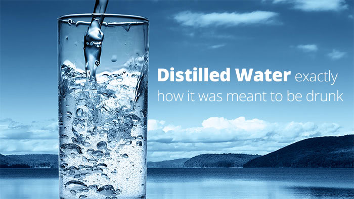 The benefits of drinking distilled water