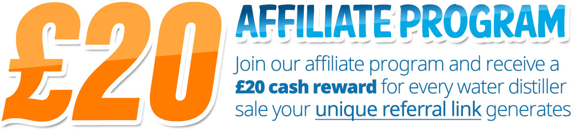 Affiliate Program £20 Cash Reward